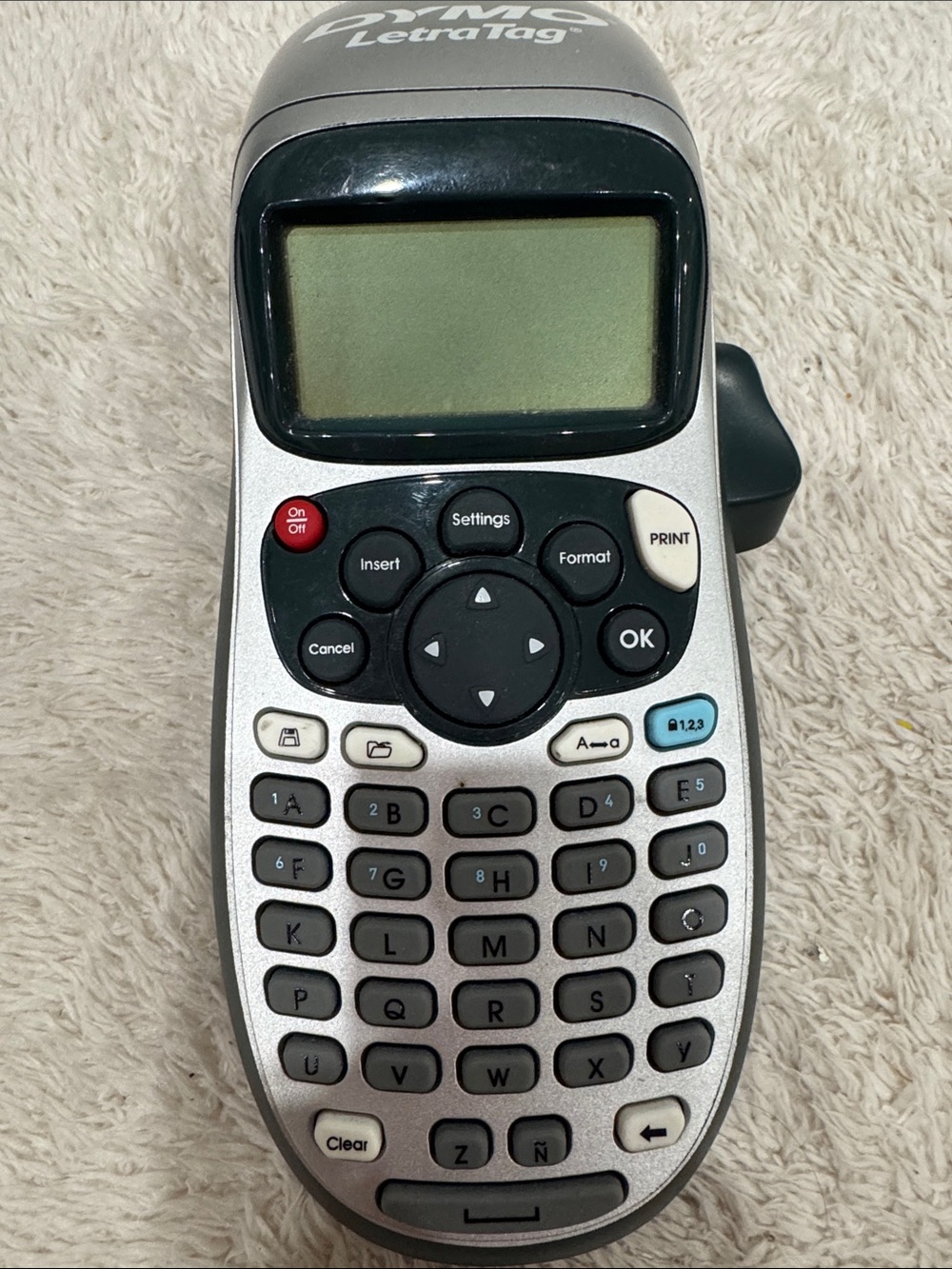 Price firm Portable Label Maker - Silver/Blue works!